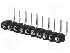Conector 10 pini, seria {{Serie conector}}, pas pini 2.54mm, CONNFLY - DS1002-01-1*10R13