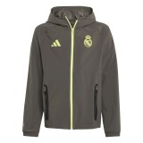 Real Madrid geacă pentru copii cu glugă Vis Tech utigrey - 140