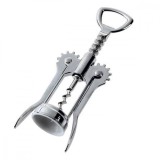 Tirbuson multifunctional, deschidere sticle vin si capace, zinc, argintiu, Oem