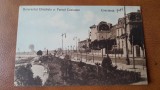 Carte postala, Constanta Bd. Elisabeta si Parcul Casinului. perioada interbelica