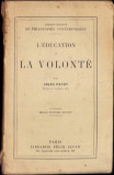 HST C6166 L&#039;education de la volonte 1914 Jules Payot
