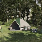 VidaXL Cort Teepee cu acoperiș Verde și gri 490 x 410 x 210 cm 42004074