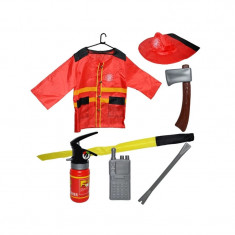 Costum pompier cu accesorii, 7 piese foto