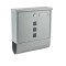 Cutie postala cu loc pentru ziar, otel zincat, argintiu, 30.7x10x34 cm GartenVIP DiyLine