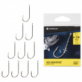 C&acirc;rlige Hook Sea Worm Eye x10 pescuit marin, Caperlan