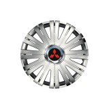 Set 4 capace roti Cu Inel Cromat Active R16 Compatibil Cu Mitsubisi, Autohelix MSA