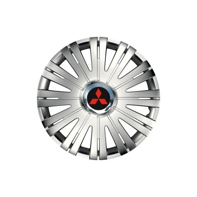 Set 4 capace roti Cu Inel Cromat Active R16 Compatibil Cu Mitsubisi foto
