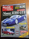 revista auto pro noiembrie 1998 - nissan r390 gt1 , daewoo , nubira , peugout 206 , vw bora , volvo v70 , skoda felicia