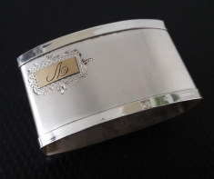 inel de argint pentru servetele foto
