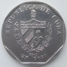 Moneda Cuba - 1 Peso 2012
