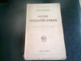 HISTOIRE DE LA CIVILISATION D&#039;ISRAEL - ALFRED BERTHOLET