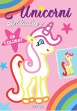 Unicorni stralucitori de colorat (roz) - Girasol