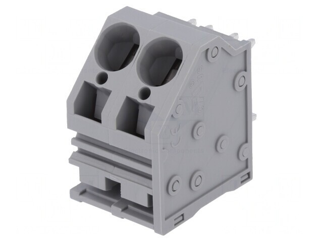 Regletă Conexiuni PCB Unghi 10mm 2 Piste