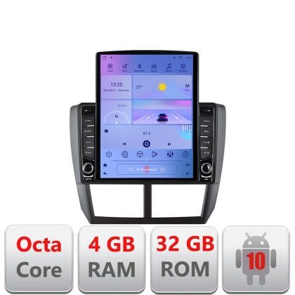 Navigatie Subaru Forester 2007-2013 G-SU01 ecran tip TESLA 9.7&quot; cu Android Radio Bluetooth Internet GPS WIFI 4+32GB DS CarStore Technology