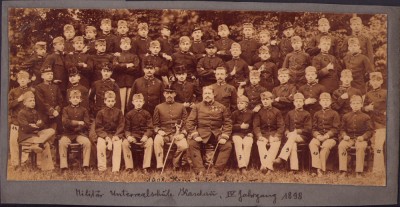HST P2/506 Poză Militar Unterrealschule Kaschau 1898 foto