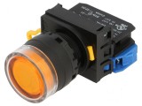 Comutator cu LEDuri 22mm, 2 contacte normal deschise