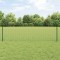 &Icirc;ngrădire cu st&acirc;lpi Verde 0.5 x 25 m Oțel