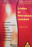 Limba si literatura romana clasa a Xa