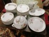 Serviciu de masă din porțelan pentru 12 persoane Mod Firenze vintage