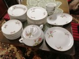 Serviciu de masă din porțelan pentru 12 persoane Mod Firenze vintage