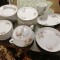 Serviciu de masă din porțelan pentru 12 persoane Mod Firenze vintage