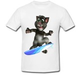 Tricou &quot; Talking Tom on the plate &quot;