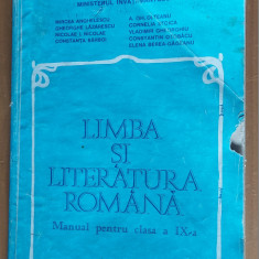 LIMBA SI LITERATURA ROMANA CLASA A IX A ANGHELESCU LAZARESCU BARBOI