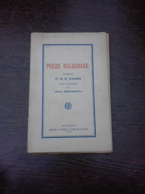 Poezii religioase culese de Mihail Dragomirescu foto