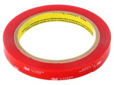 Bandă de Fixare Acrilică Transparentă 12mm x 5,5m 3M
