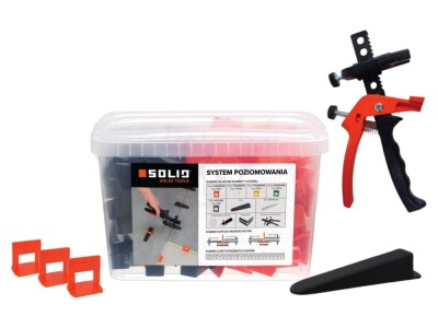 Sistem de nivelare a plăcilor 1mm SOLID TOOLS foto