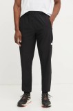 The North Face pantaloni sport Mountain Athletics bărbați, culoarea negru, drept, NF0A8BGNJK31
