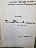 Tehnica prelucrarii informatiilor. Indrumar de laborator - I. Sztojanov