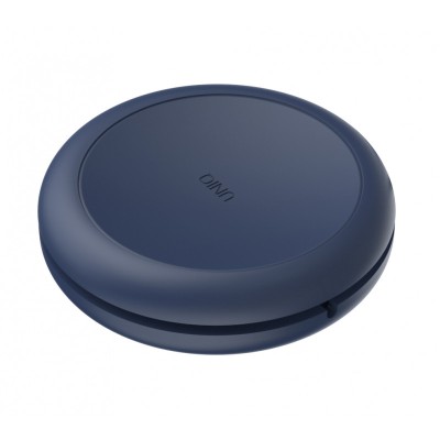Cablu Date si Incarcare USB Type-C la Lightning UNIQ Halo, 18W, Cu Organizator, 1.2 m, Albastru foto