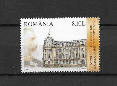 ROMANIA 2013 - ASE BUCURESTI, 100 DE ANI, MNH - LP 1974 foto