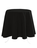 Fata De Masa Nelson 180cm Diametru, Culoare Negru, 100% Poliester