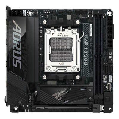 Placa de baza GIGABYTE B850I AORUS PRO, AM5, DDR5, Wi-Fi, BT, Mini-ITX, Negru &amp;quot;B850I AORUS PRO&amp;quot; foto