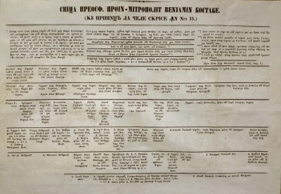 Veniamin Costachi,1842: GENEALOGIA MITROPOLITULUI CARTURAR VENIAMIN COSTACHI foto