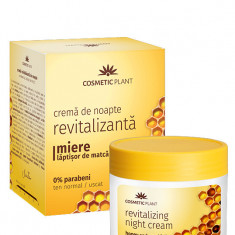 Crema de Noapte Revitalizanta cu Miere si Laptisor Matca TNU Cosmetic Plant 50ml