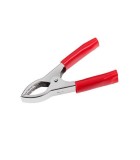 Clema crocodil rosu extra-mare 30A 75mm, Oem