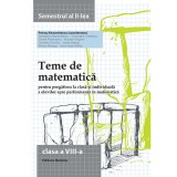 Teme de matematica. Clasa a VIII-a (semestrul II) - Petrus Alexandrescu, Editura Nomina