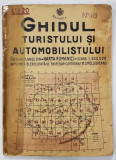 GHIDUL TURISTULUI SI AUTOMOBILISTULUI , HARTA ROMANIEI , CAROUL 16 - VATRA DORNEI - TOPLITA - GHEORGHIENI de M.D. MOLDOVEANU , 1936