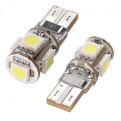 Becuri T10 / 501 / W5W 5 SMD /led CanBUS foto