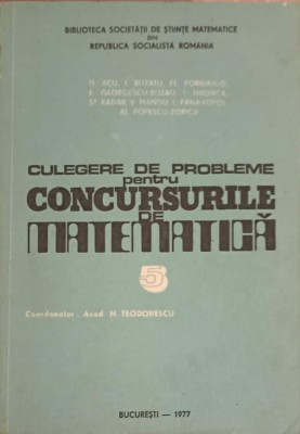 CULEGERE DE PROBLEME PENTRU CONCURSURILE DE MATEMATICA-N. TEODORESCU, D. ACU SI COLAB.-238996 foto