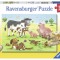 Puzzle Familii Fericite De Animale, 2X12 Piese