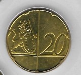 Moneda 20 eurocents 2005 - Irlanda de Nord, essai, proba, specimen, tiraj: 10000, Europa, Cupru-Nichel