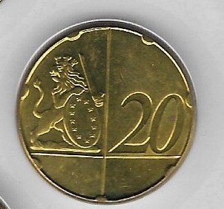 Moneda 20 eurocents 2005 - Irlanda de Nord, essai, proba, specimen, tiraj: 10000 foto