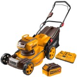 Cumpara ieftin Masina de Tuns Iarba 40V cu 2 Acumulatori 5Ah, 460mm, 60l, Ingco LMLI20186