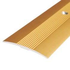 Profil de Trecere din Aluminiu 2829, 37.5 mm x 0.9 m, Auriu, Profil de Trecere, Profil de Trecere Pardoseli, Profil de Trecere Aluminiu, Profil de Tre foto