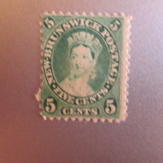 CANADA NEW BRUNSWICK Q VICTORIA NESTAMPILAT MH=97