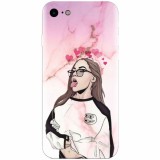 Husa silicon pentru Apple Iphone 5 / 5S / SE, Bad Girl